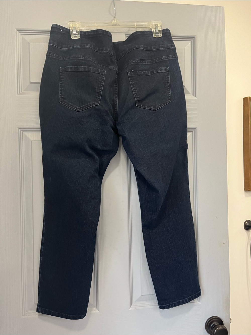 Christopher & Banks Dark Blue Straight Leg Jeans - Picture 3 of 3
